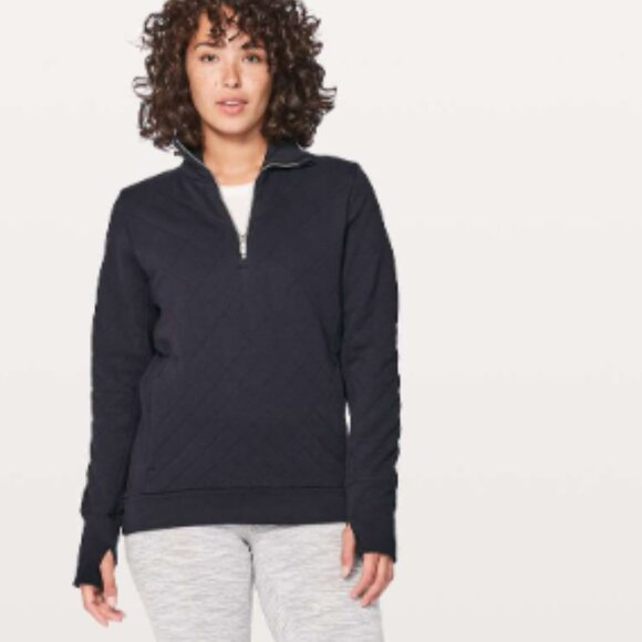 Lululemon Forever Warm Pullover Midnight Navy Size 2 - Picture 1 of 3